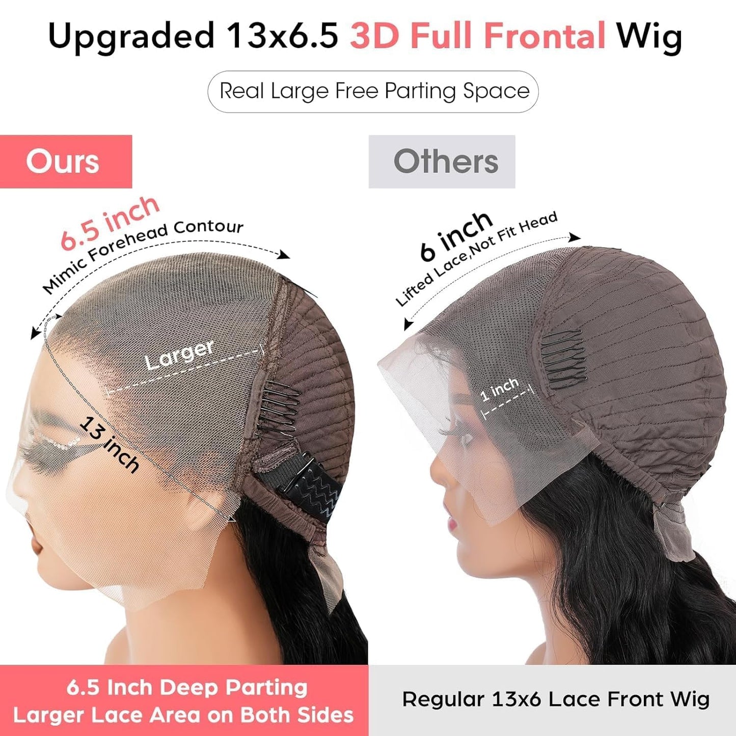 Pull Go 13x6 Drawstring Highlight Lace Front Wigs Human Hair Ombre Honey Blonde 210 Density Skinlike HD Full Lace Frontal Glueless Wigs Human Hair Pre Plucked Pre Cut Straight Balayage Wig 18 Inch
