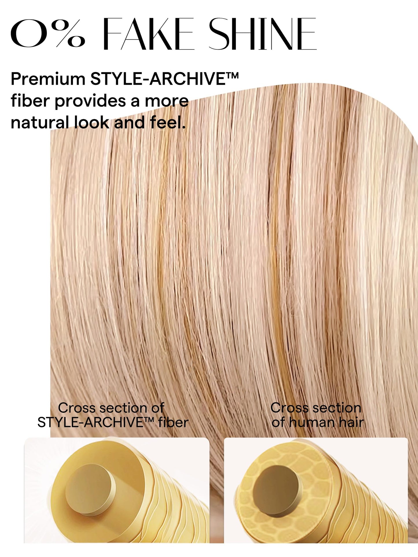 GORGIUS Blonde Bob Wig with Highlights Glueless Straight Short Synthetic Lace Front Wigs For Women Pre Cut Pre Plucked Side Part Hairline 12 Inch