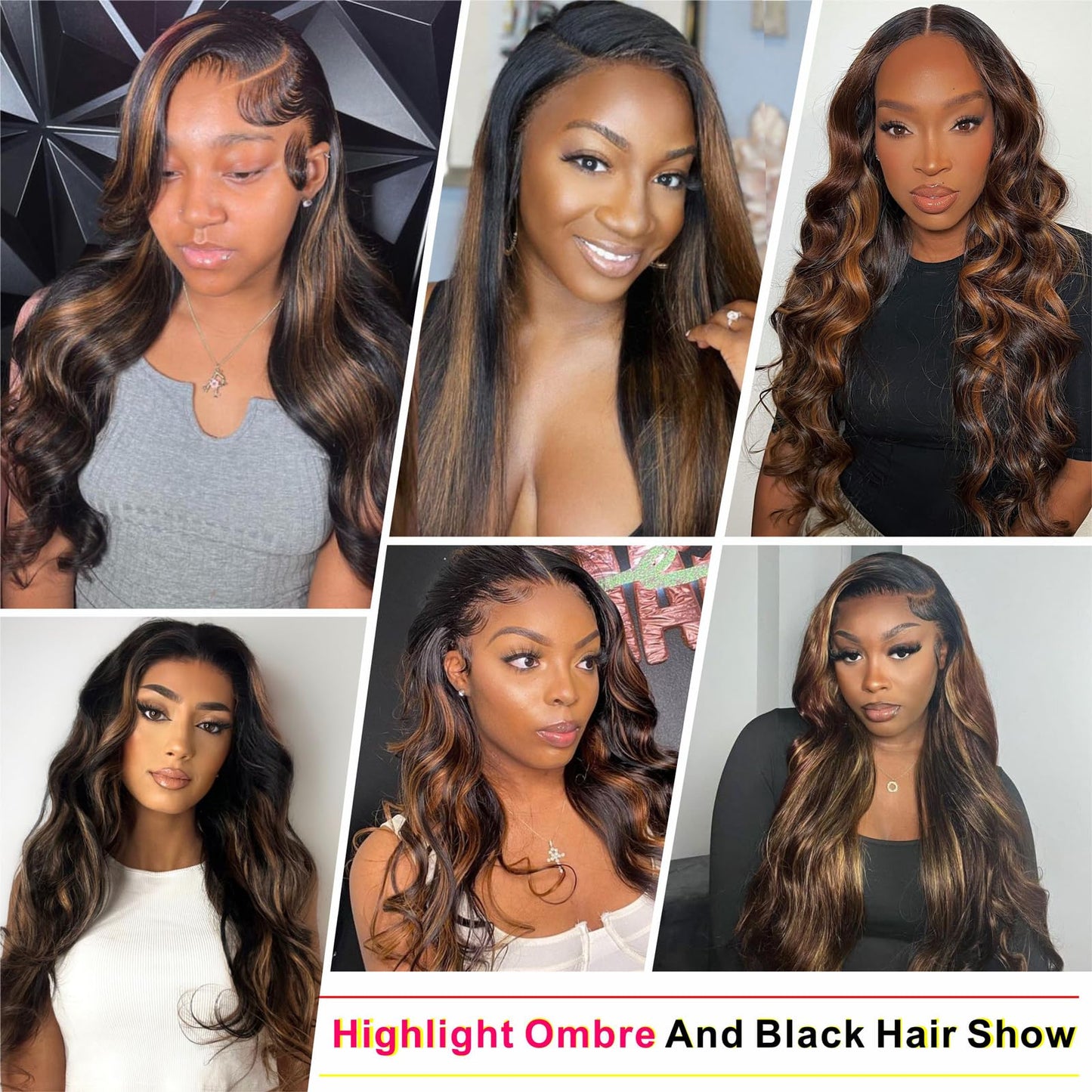 miear 360 Drawstring Lace Front Wigs Human Hair 4/27 Highlight Ombre Wig | 360 HD Full Lace Frontal Wig Body Wave Lace Front Wig Pre Plucked for Black Women 180% Density Honey Blonde Color 28inch