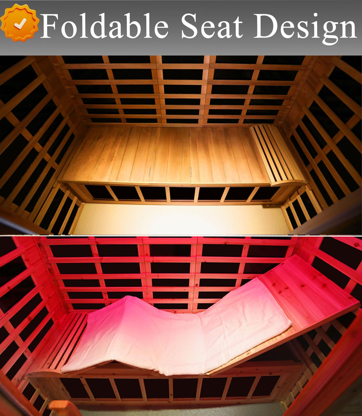 LTCCDSS Full Spectrum Outdoor Sauna 4 Person, Far Infrared, Low EMF, Chromotherapy & Bluetooth