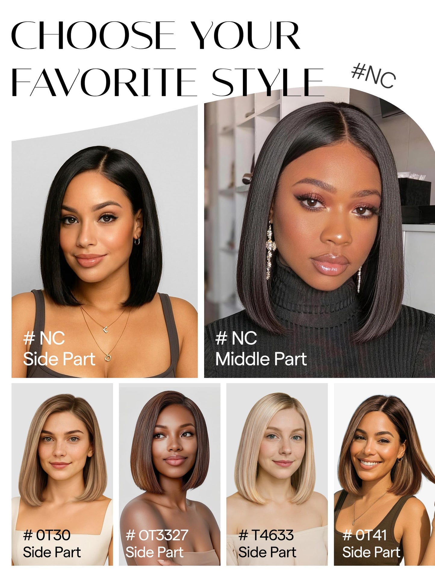 GORGIUS Blonde Bob Wig with Highlights Glueless Straight Short Synthetic Lace Front Wigs For Women Pre Cut Pre Plucked Side Part Hairline 12 Inch
