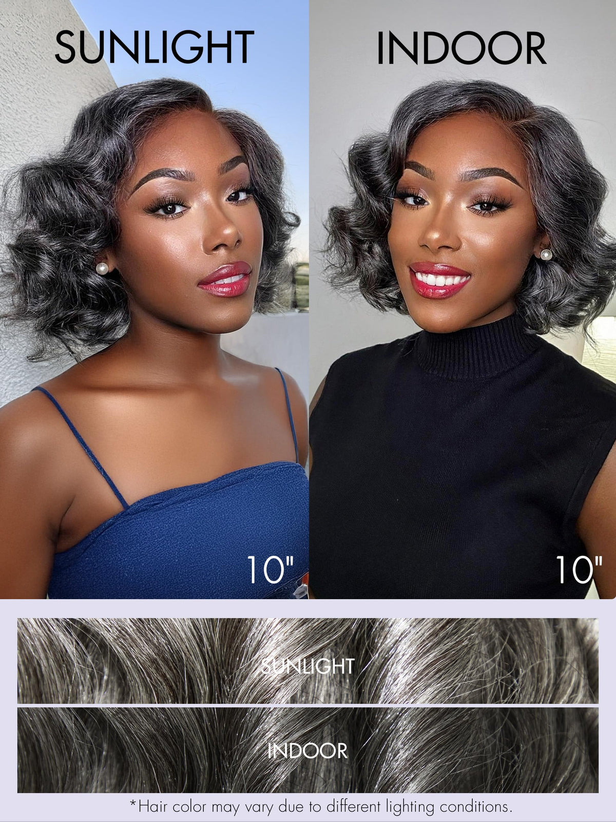 LUVME HAIR 6" Curly Pixie Cut Shotr Wig Glueless Wigs Human Hair Daily Wear | Pre Cut Plucked Undetectable HD Lace Wig Ready to Go Lace Bob Wig Short Curly Water Wave Natural-Looking Finish Glueless