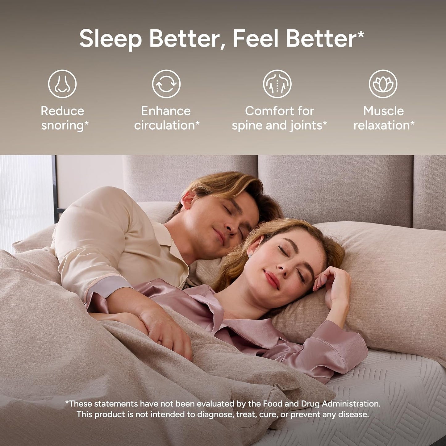 SF Full Size Adjustable Bed Frame with Mattress - 12" Hybrid Memory Foam - Electric Massage - Wireless Remote for Head & Foot Incline - Zero Gravity - Underbed Night Lights & 4 USB Ports