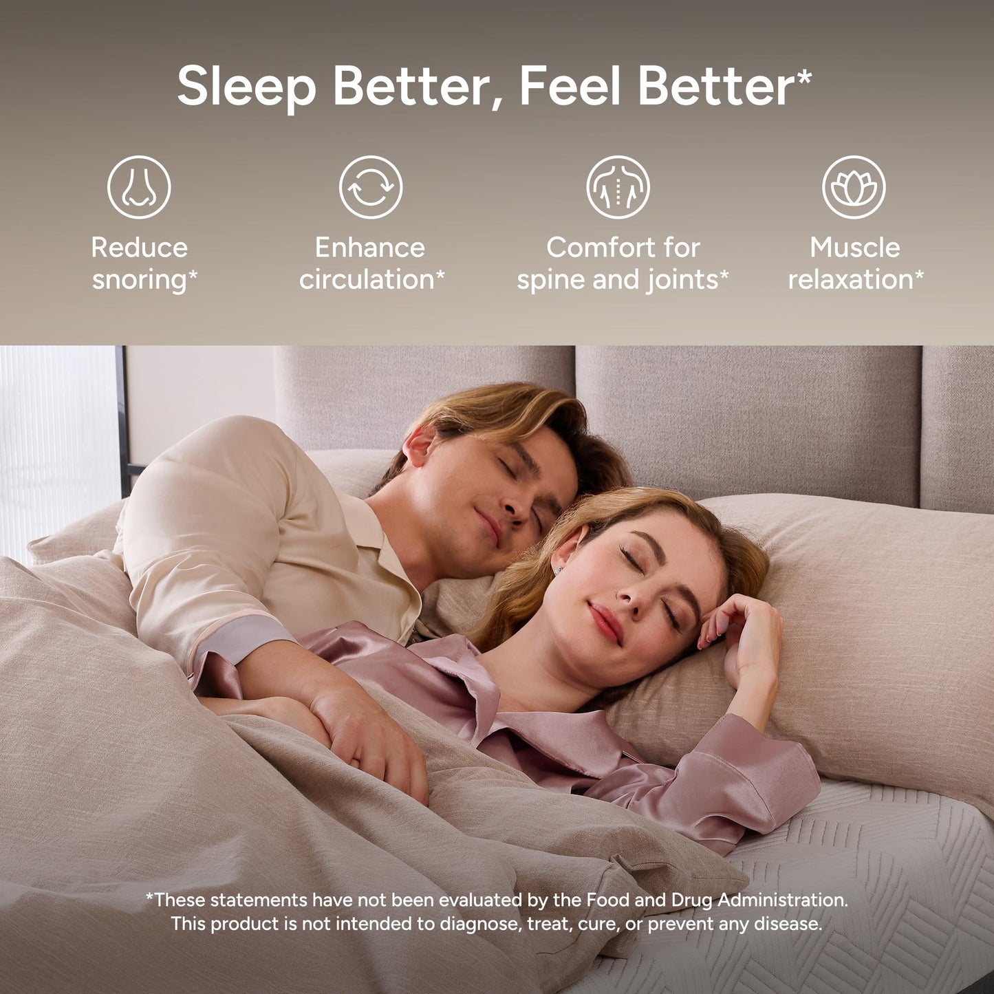 SF Full Size Adjustable Bed Frame with Mattress - 12" Hybrid Memory Foam - Electric Massage - Wireless Remote for Head & Foot Incline - Zero Gravity - Underbed Night Lights & 4 USB Ports