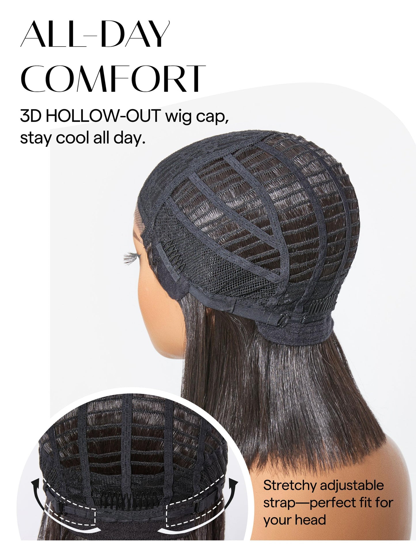 GORGIUS Blonde Bob Wig with Highlights Glueless Straight Short Synthetic Lace Front Wigs For Women Pre Cut Pre Plucked Side Part Hairline 12 Inch