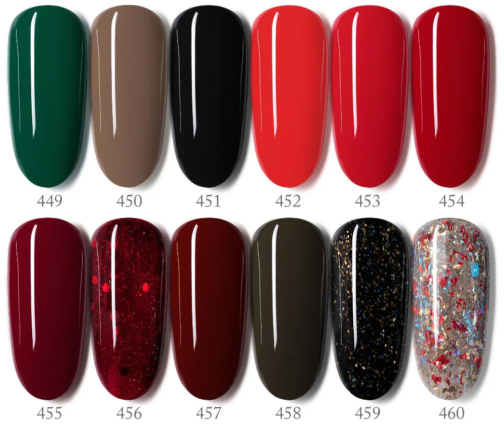 Gel Nail Polish Kit  Color Nail Manicure Soak  Nail Gel Varnish Set