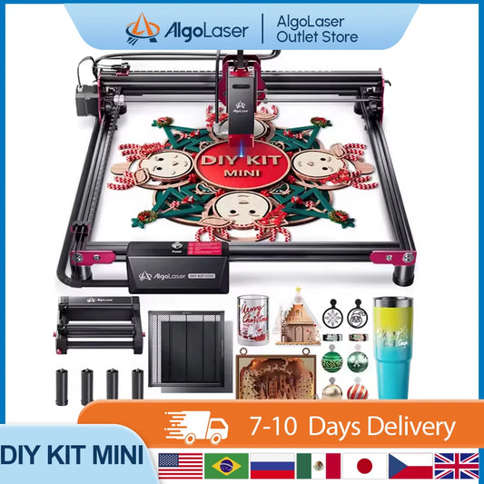 DIY KIT Mini 10W Laser Engraver Cutter For Beginner Table Woodworking