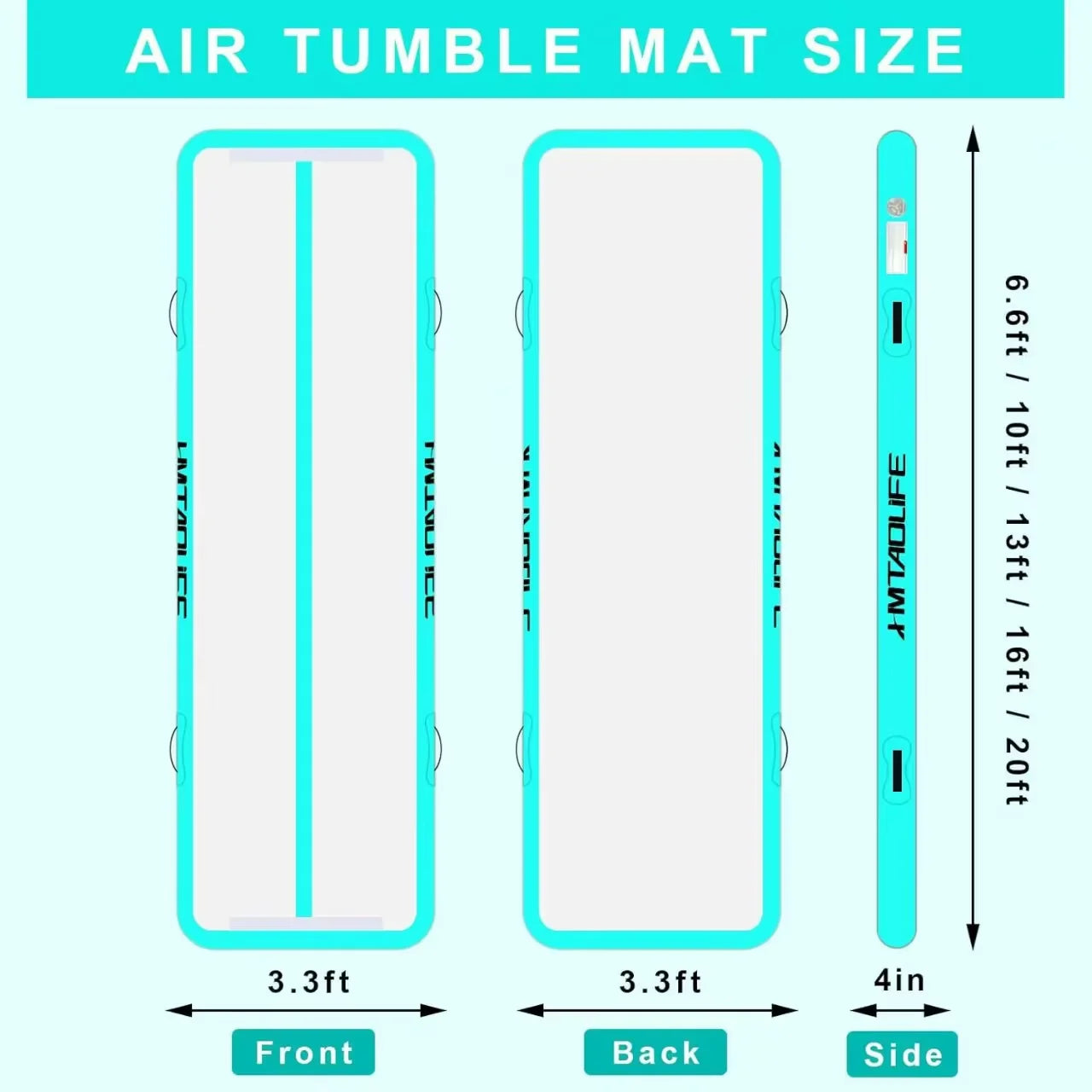 Air track Fitness Mat 3-6m