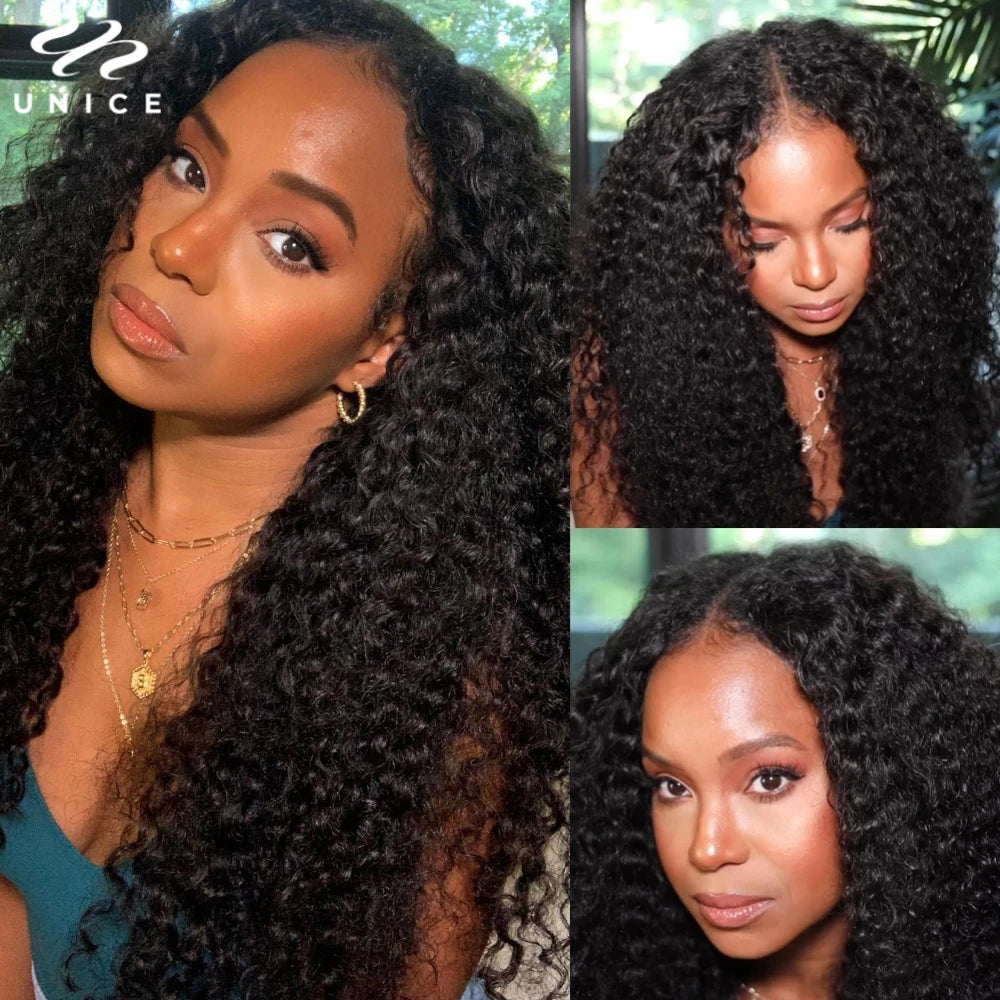 Wave Brazilian Human Hair  V Part Wig 100% Human Hair Seamless