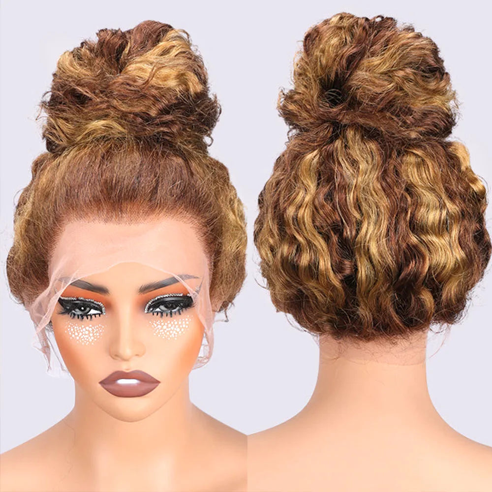 Frontal Wig Hidden  Strap 360  Human Hair Wigs