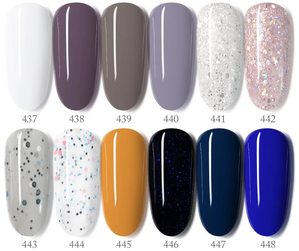 Gel Nail Polish Kit  Color Nail Manicure Soak  Nail Gel Varnish Set