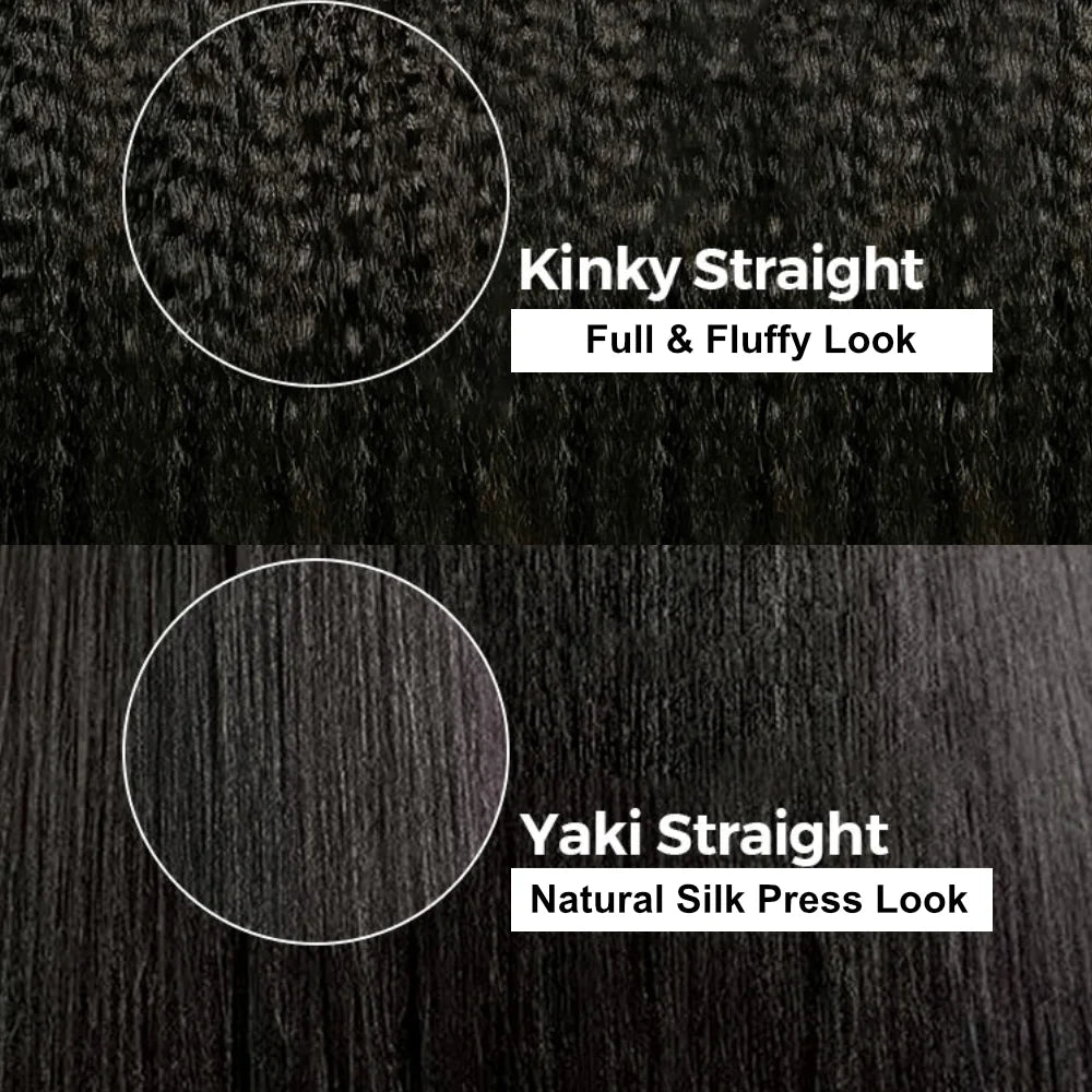 Straight V Part Wig 100% Human Hair Clip-In U Part Wig Beginner Friendly Glueless