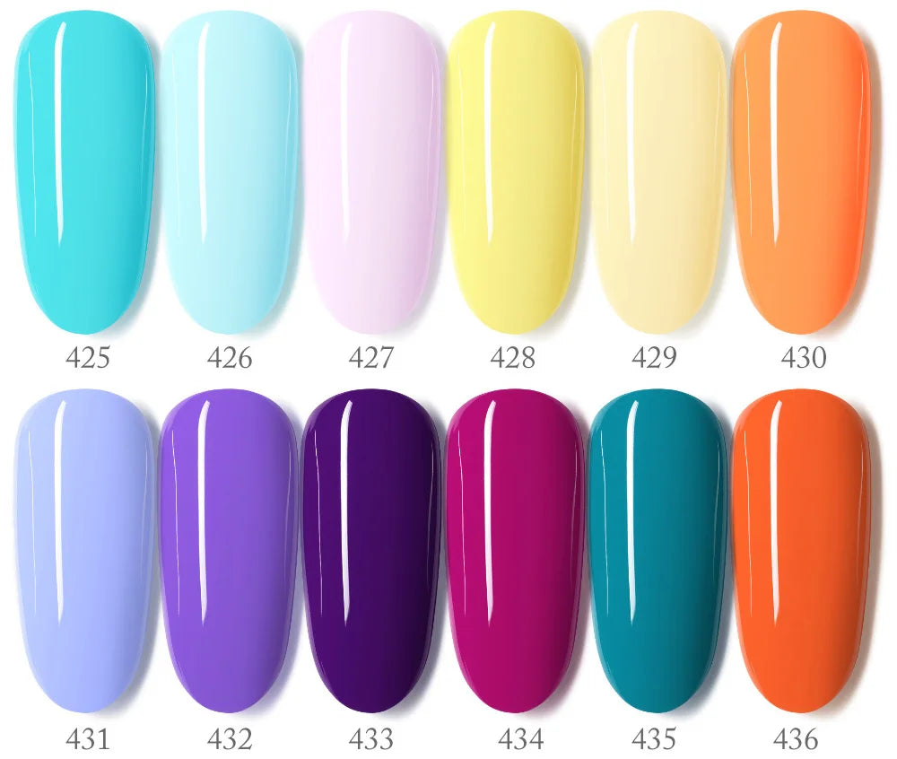 Gel Nail Polish Kit  Color Nail Manicure Soak  Nail Gel Varnish Set