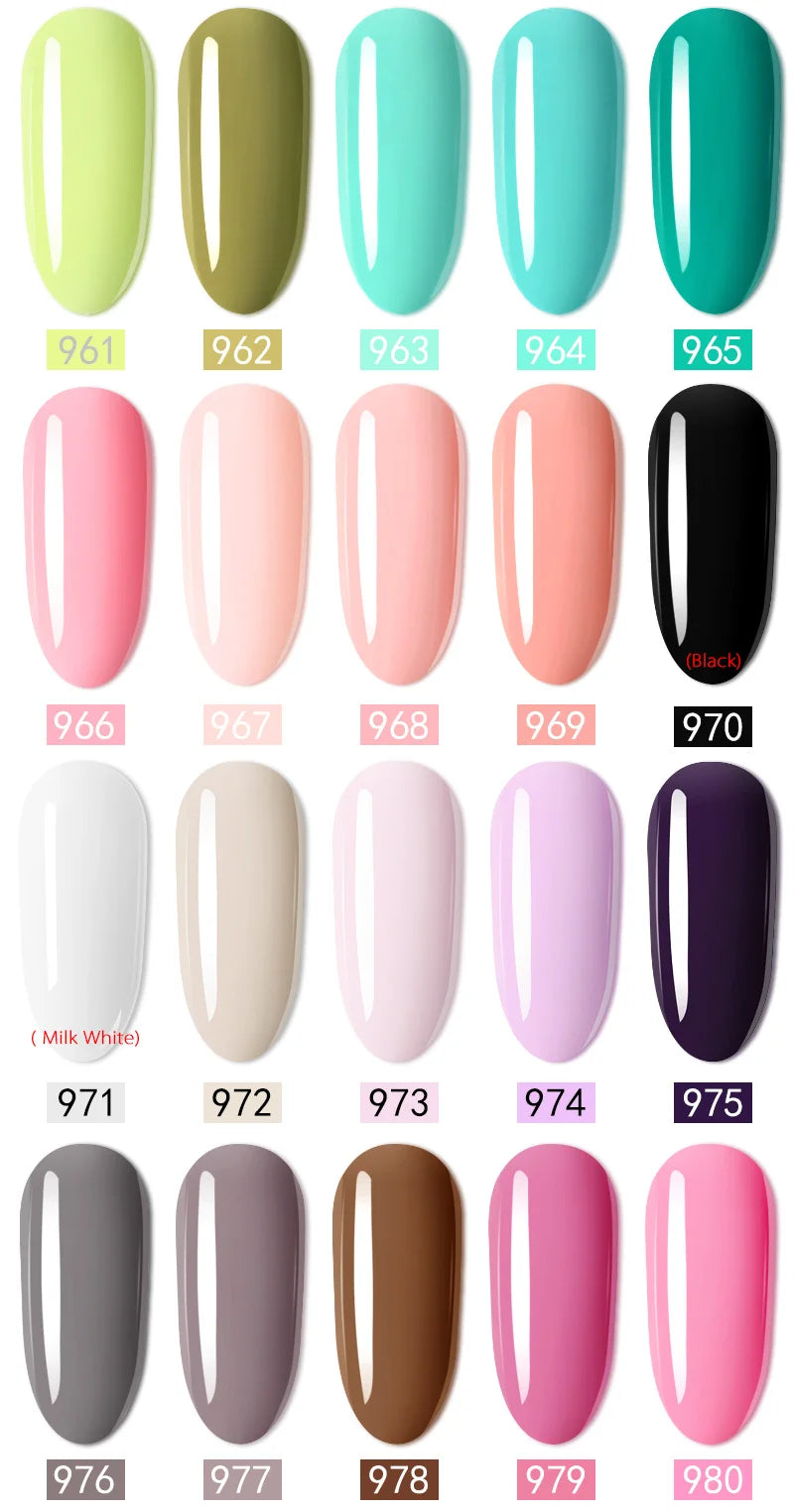Gel Nail Polish Kit  Color Nail Manicure Soak  Nail Gel Varnish Set
