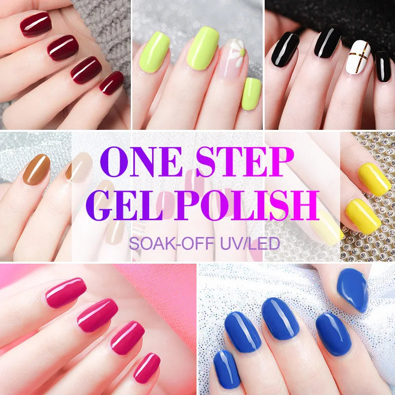 Gel Nail Polish Kit  Color Nail Manicure Soak  Nail Gel Varnish Set