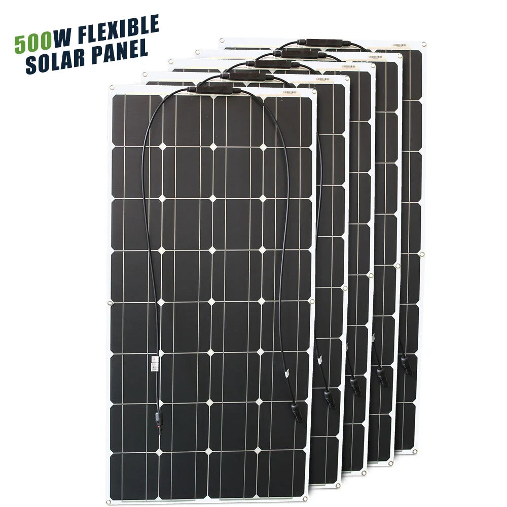 12V Flexible Solar Panel  Bendable Waterproof Monocrystalline