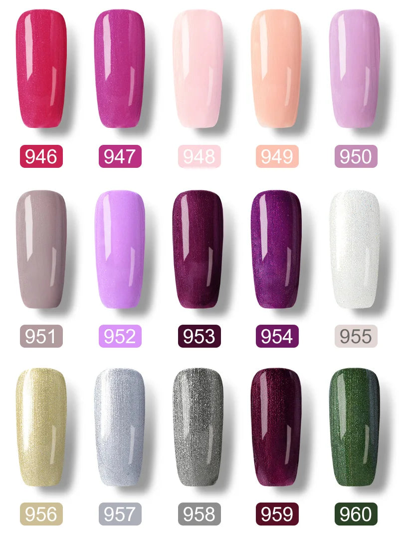 Gel Nail Polish Kit  Color Nail Manicure Soak  Nail Gel Varnish Set