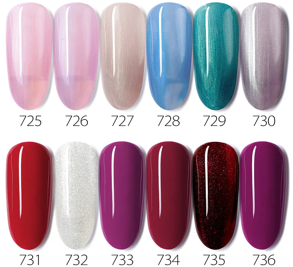 Gel Nail Polish Kit  Color Nail Manicure Soak  Nail Gel Varnish Set