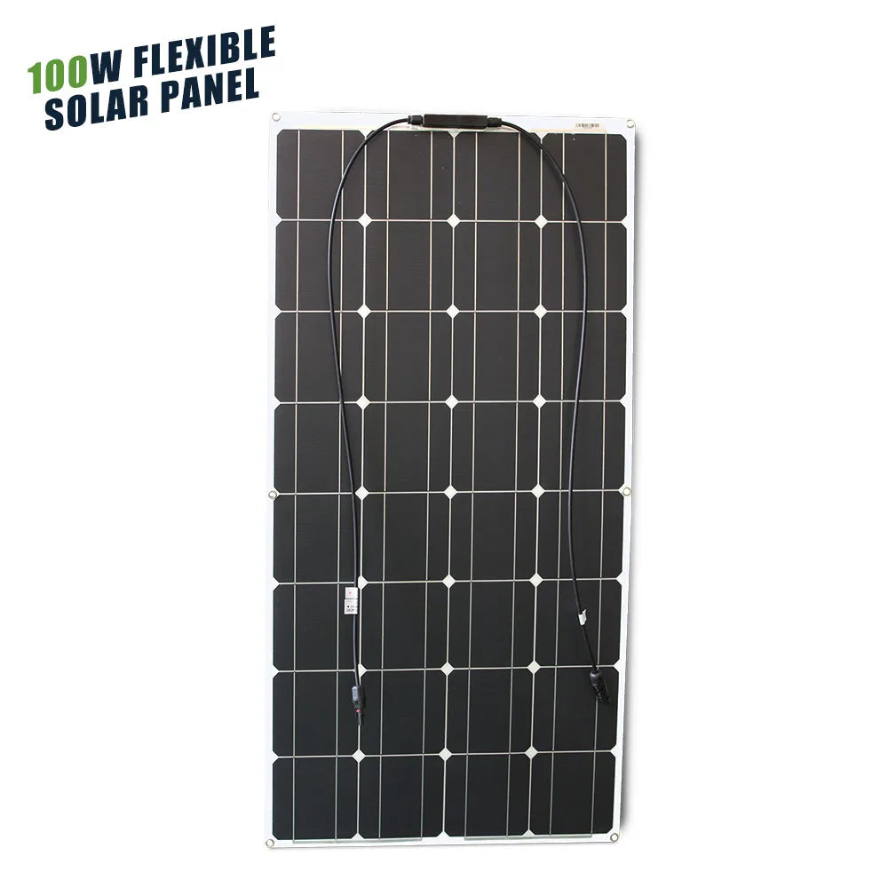 12V Flexible Solar Panel  Bendable Waterproof Monocrystalline