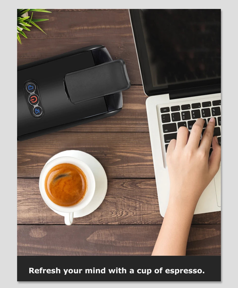 Coffee Machine 19 Bar 4in1 Hot & Cold Multiple Capsule Espresso