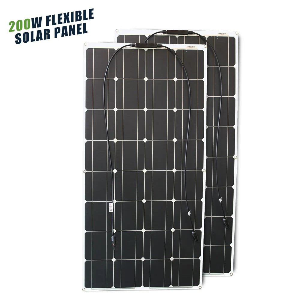 12V Flexible Solar Panel  Bendable Waterproof Monocrystalline