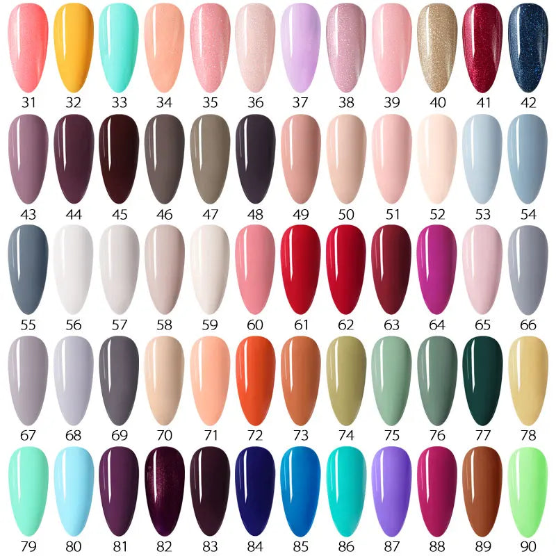 Gel Nail Polish Kit  Color Nail Manicure Soak  Nail Gel Varnish Set