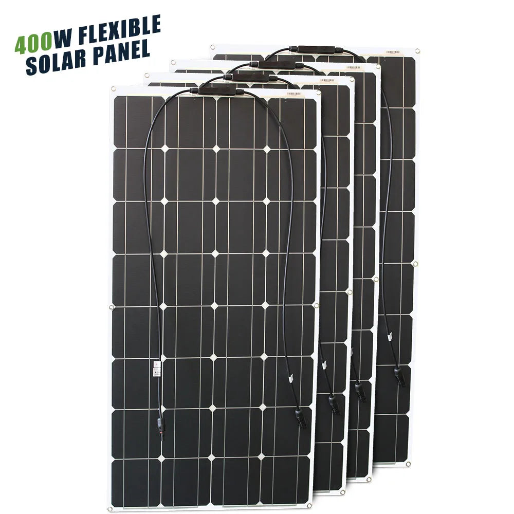 12V Flexible Solar Panel  Bendable Waterproof Monocrystalline