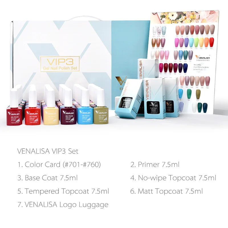Gel Nail Polish Kit  Color Nail Manicure Soak  Nail Gel Varnish Set