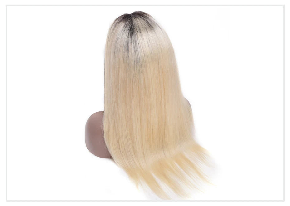 13x6 Lace Frontal Wig Brazilian Straight Full Lace Human Hair Wig