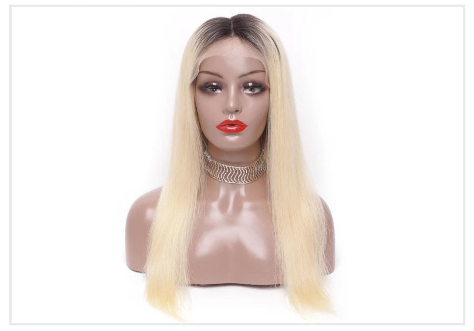 13x6 Lace Frontal Wig Brazilian Straight Full Lace Human Hair Wig