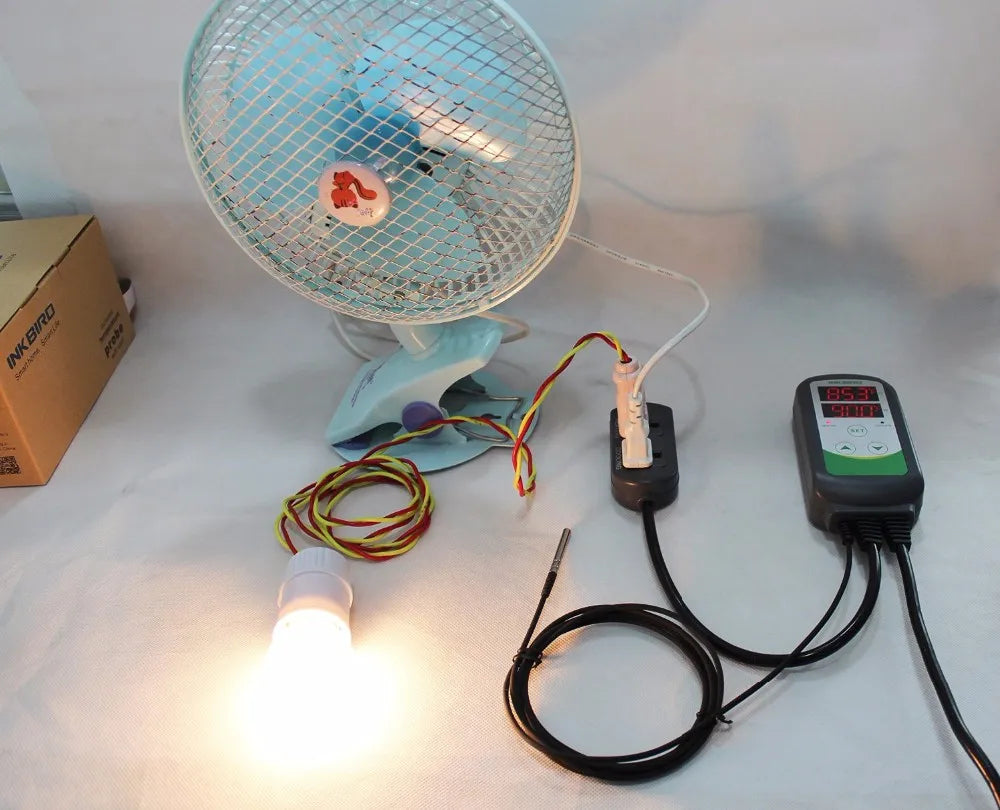 Heating and Cooling Dual Relay Temperature Controller,
