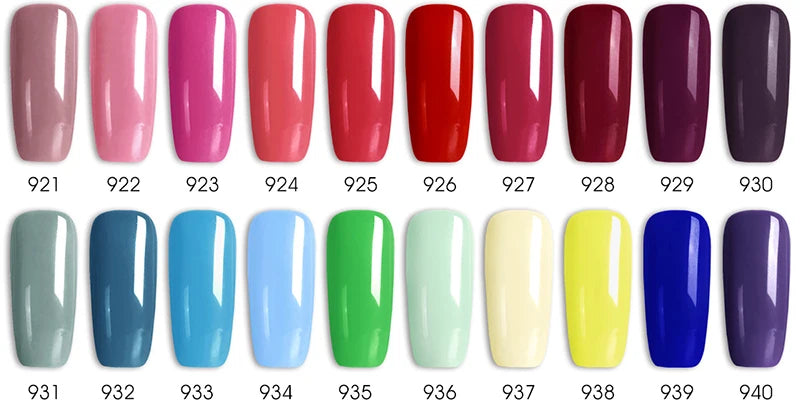 VIP5 Kit Nail Gel Polish HEMA FREE Full Coverage 36/60 Color Gel