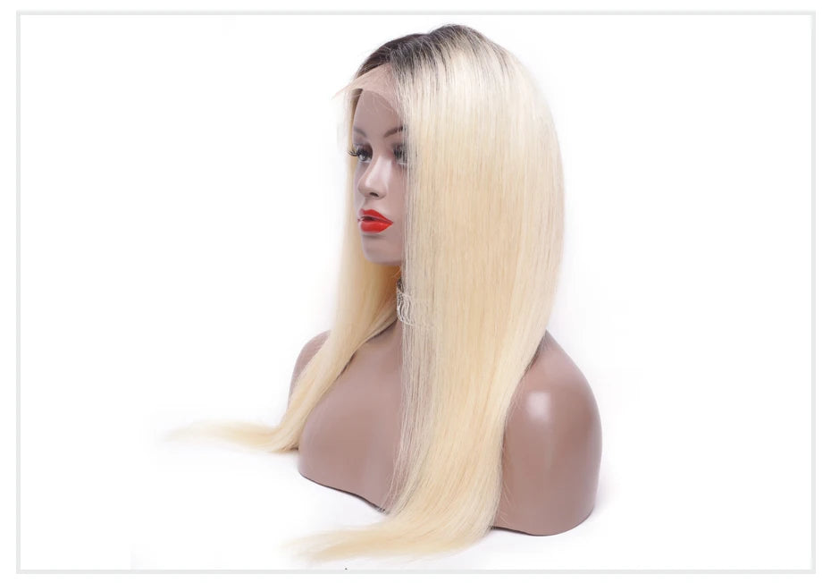 13x6 Lace Frontal Wig Brazilian Straight Full Lace Human Hair Wig