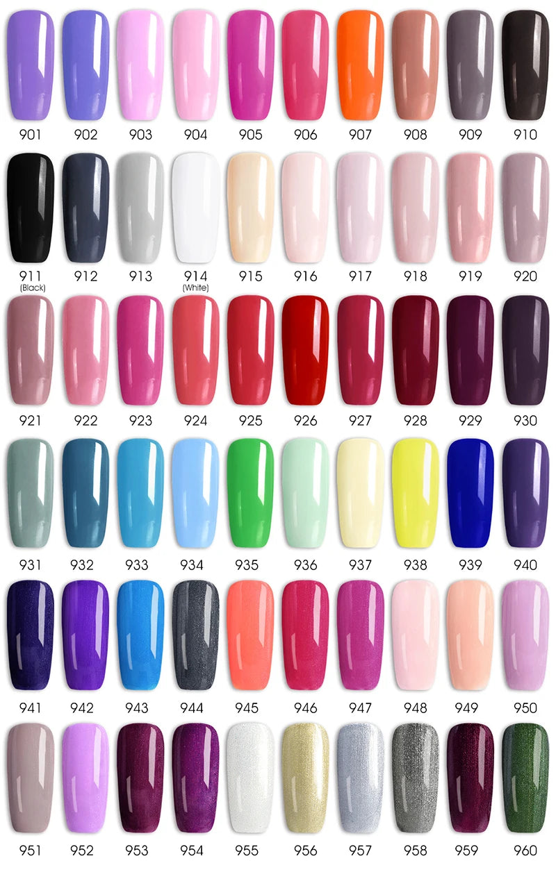 Gel Nail Polish Kit  Color Nail Manicure Soak  Nail Gel Varnish Set