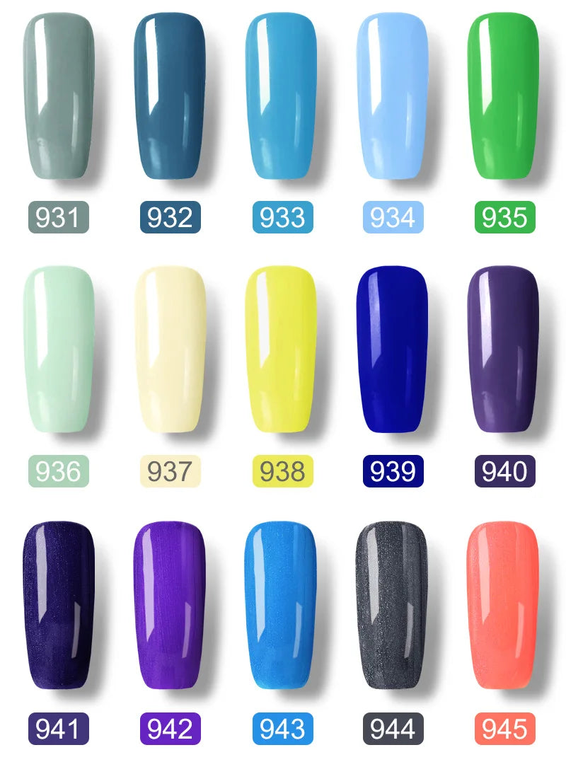 Gel Nail Polish Kit  Color Nail Manicure Soak  Nail Gel Varnish Set
