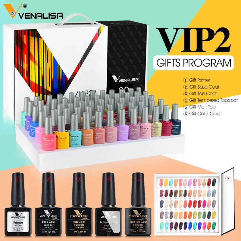 Gel Nail Polish Kit  Color Nail Manicure Soak  Nail Gel Varnish Set