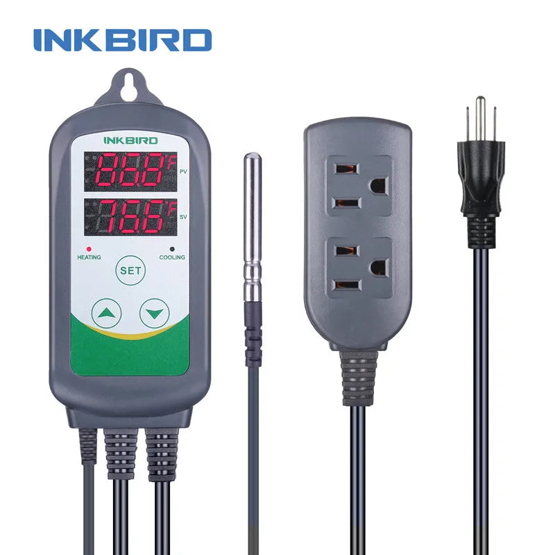 Heating and Cooling Dual Relay Temperature Controller,