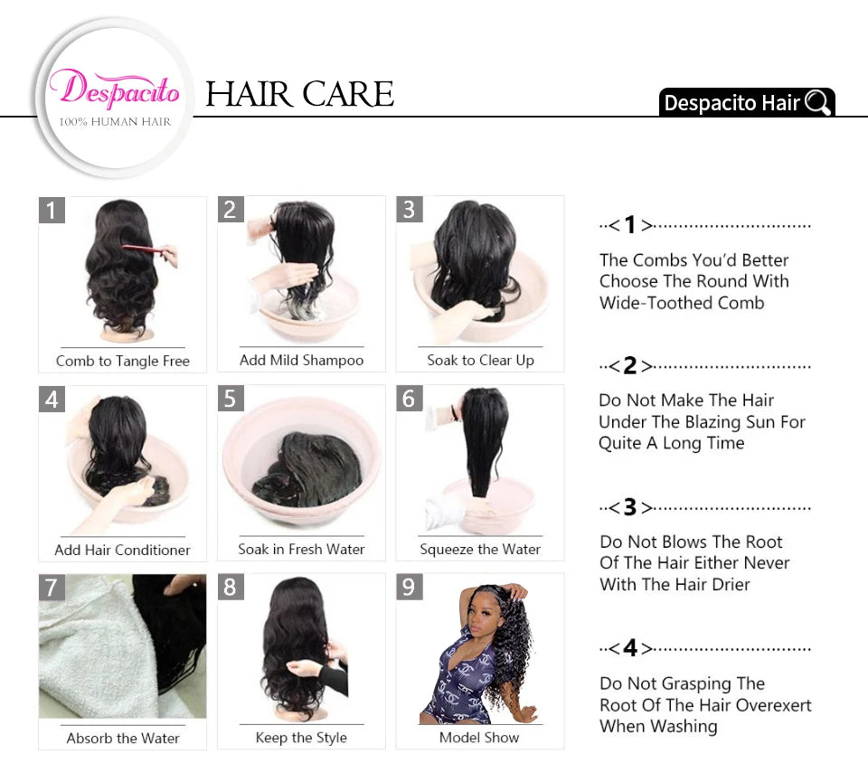 Deep Wave Wig Frontal 3x6 Lace 13x4 Curly Lace Front Human Hair