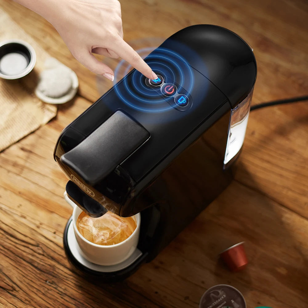 Coffee Machine 19 Bar 4in1 Hot & Cold Multiple Capsule Espresso
