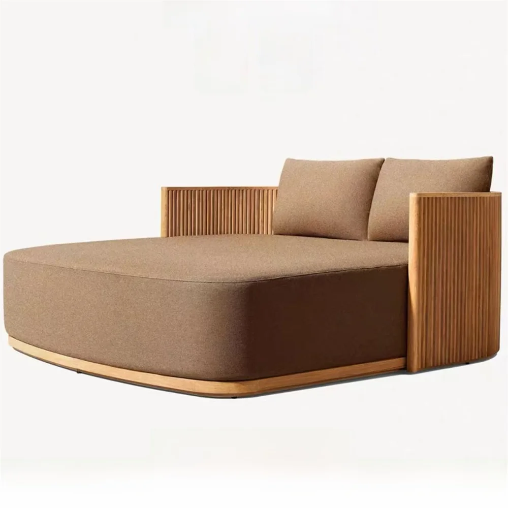 Outdoor garden furniture Custom garden patio teak sectional sofa set
