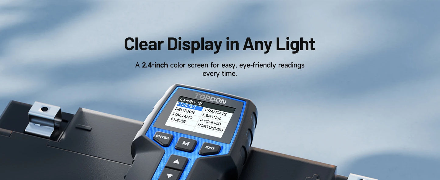 Battery Tester Charging Cranking Test Tools for Car 24V/12V