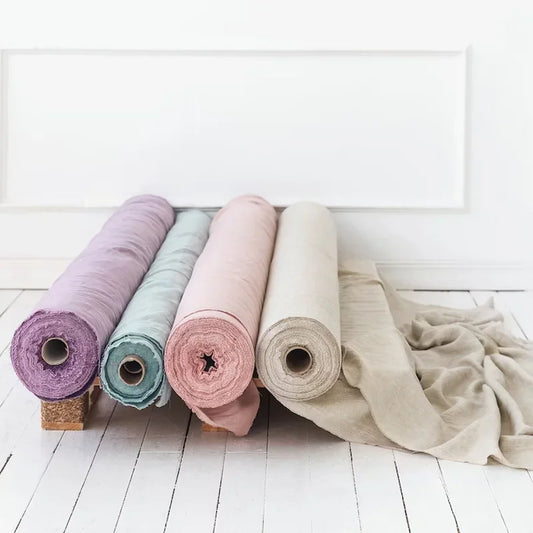 100% Linen Fabric Sewing Cloth Fabric