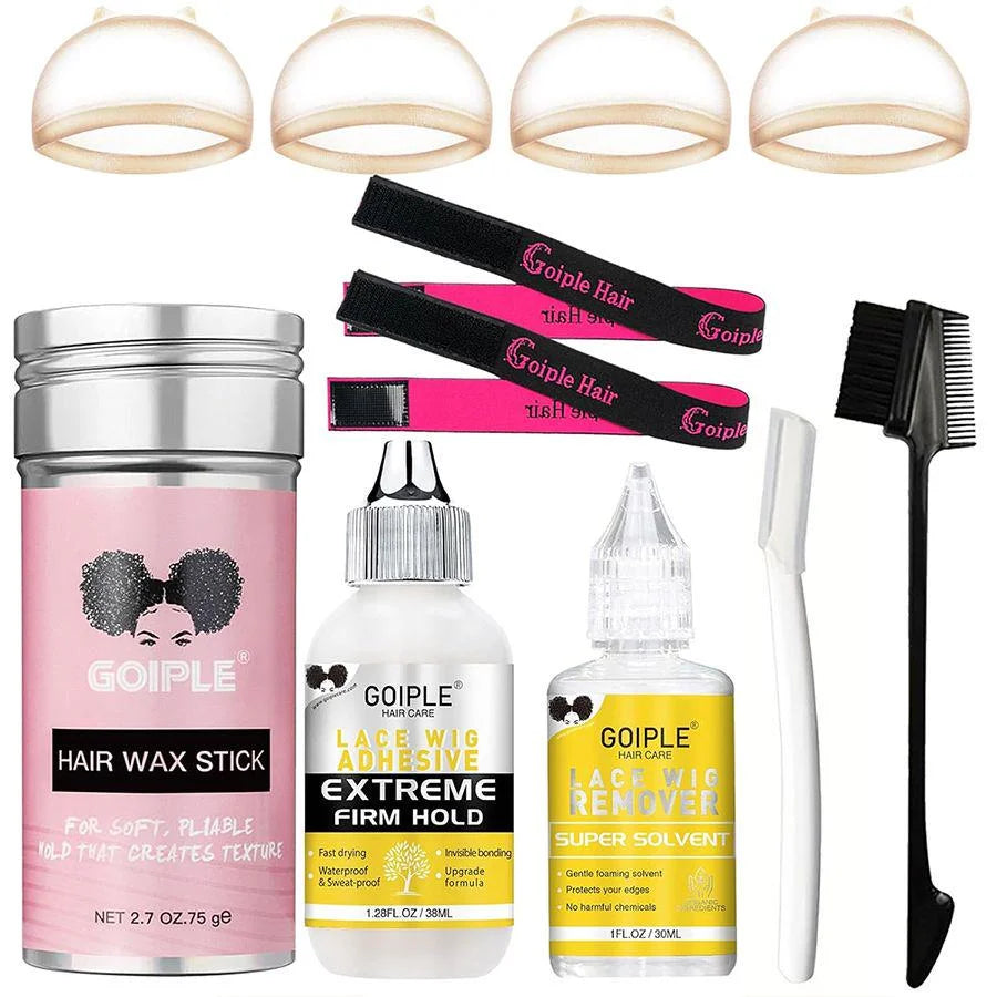 Wig Installation Kit Waterproof Lace Wig Glue for Lace front Wigs