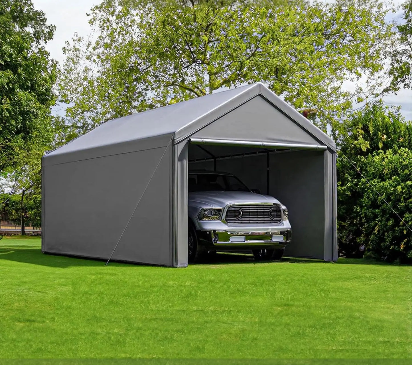 Carport 10x20 Ft Heavy Duty Canopy Steel Canopy Storage S