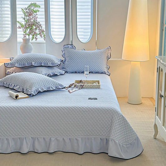 1pc Quilted Bed Cover or 3pcs Bedspread Set For Four Season,
