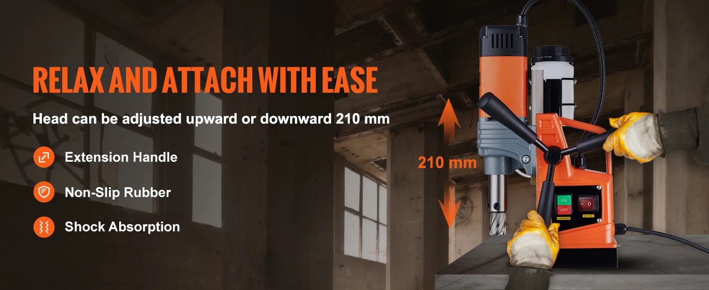 1300W 1400W 2" Electric Drilling Machine Magnetic Drill Boring
