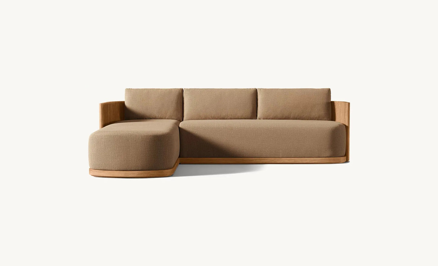 Outdoor garden furniture Custom garden patio teak sectional sofa set