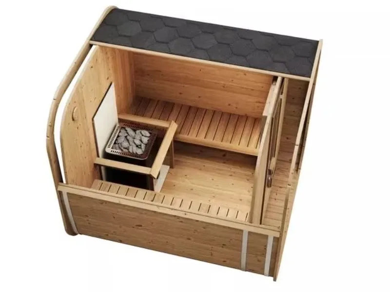 Customized Sauna Room Wooden Tradition-3al 2 Person  Wooden Tradition-3al 2 Person