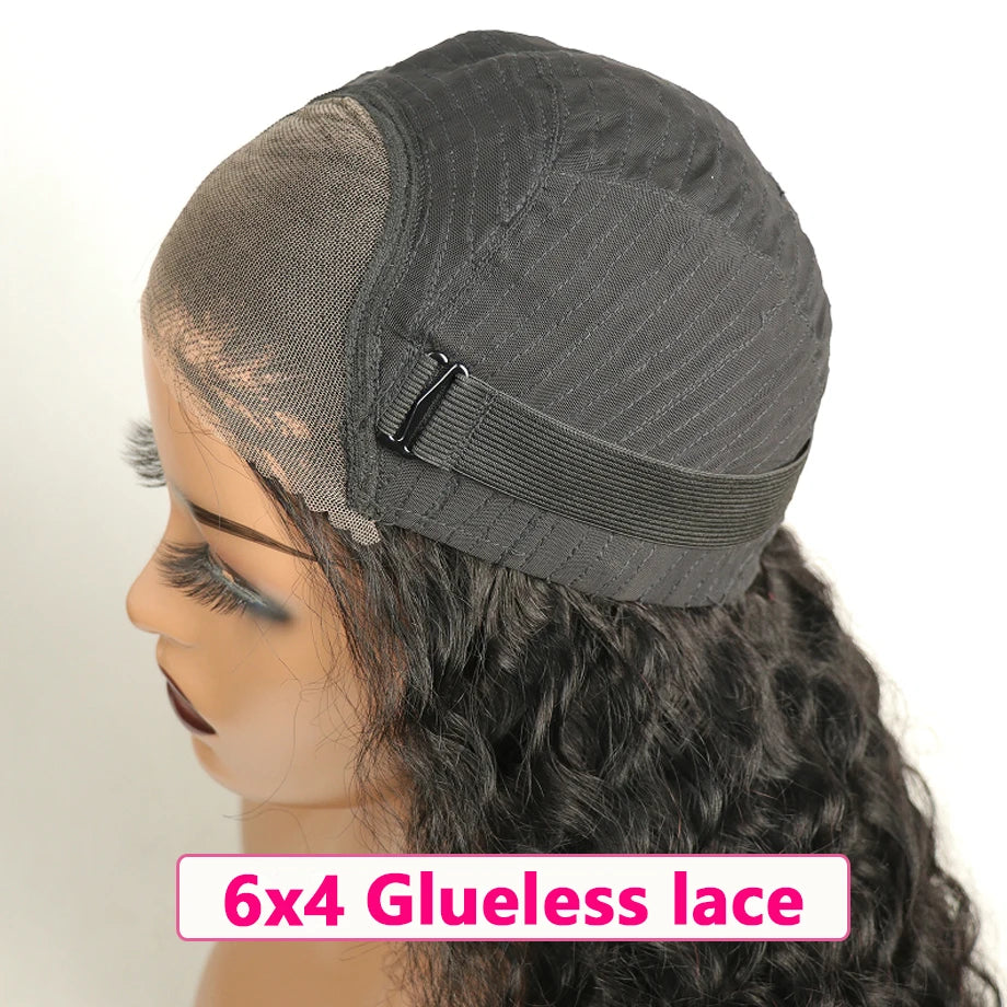 Deep Wave Wig Frontal 3x6 Lace 13x4 Curly Lace Front Human Hair