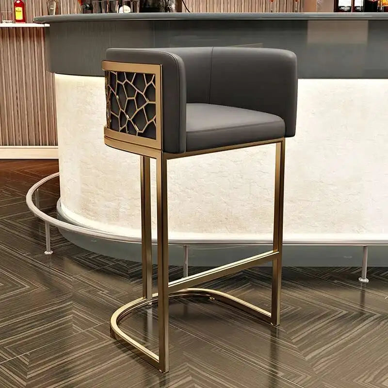 Home High Kitchen Stools Nordic Luxury Ergonomic Simple Bar Stool Adjustable